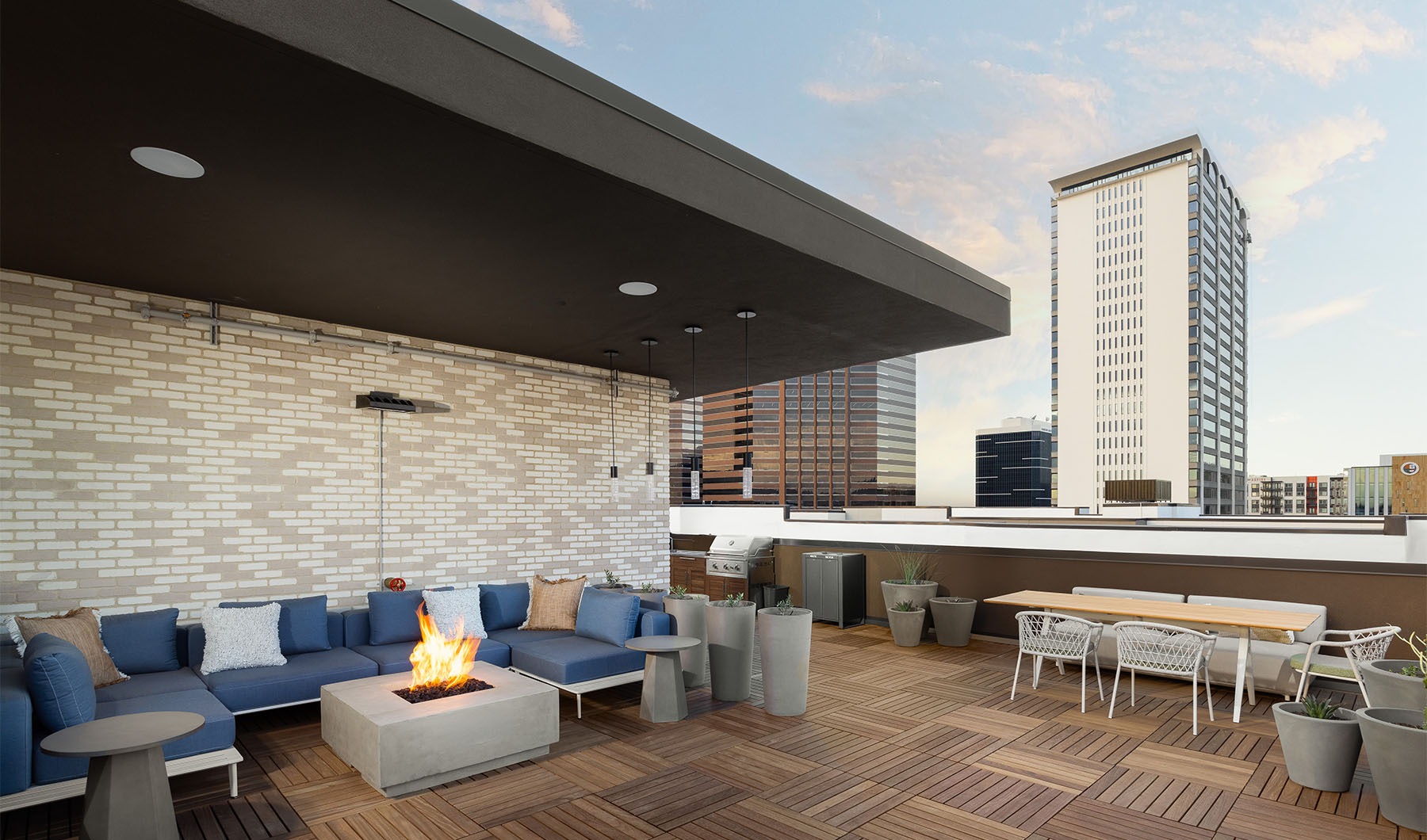 River to trail. City to forest. It's all yours. a rooftop patio with excellent views